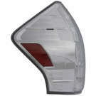 2012 Toyota Prius V Tail Light Assembly Pair 3