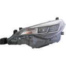 2017 Toyota Corolla Headlight Assembly Pair 3