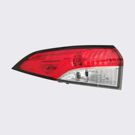 2021 Toyota Corolla Tail Light Assembly Pair 3