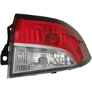 2020 Toyota Corolla Tail Light Assembly Pair 2