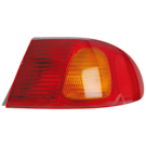 2000 Toyota Corolla Tail Light Assembly Pair 2