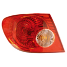 2007 Toyota Corolla Tail Light Assembly Pair 2