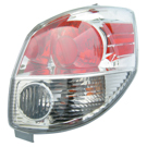 2007 Toyota Matrix Tail Light Assembly Pair 3