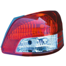 2012 Toyota Yaris Tail Light Assembly Pair 2
