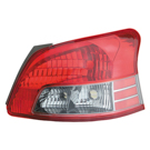 2009 Toyota Yaris Tail Light Assembly Pair 2