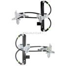 2000 Gmc Yukon Power Window Motor and Regulator Assy - Pair 1
