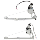 1994 Mercedes Benz E500 Power Window Motor and Regulator Assy - Pair 1