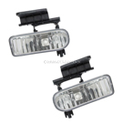 2000 Chevrolet Silverado 2500 Fog Light Assembly - Pair 1