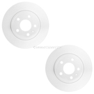BuyAutoParts Audi Brake Rotor Set VE-R2673FFQ2