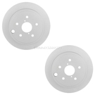 BuyAutoParts Subaru Brake Rotor Set VE-R3683FFQ2