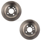 BuyAutoParts Mini Brake Rotor Set VE-R3764FFQ2