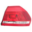 2014 Volkswagen Passat Tail Light Assembly Pair 2
