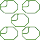 BuyAutoParts Peugeot 505 A/C Compressor Gasket Kit AE-V0026AN