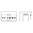 1982 Buick Century HVAC System Relay 1