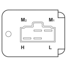 1990 Toyota Corolla HVAC Resistor 1