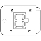 1987 Toyota Camry HVAC Resistor 1