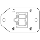 1990 Honda CRX HVAC Resistor 1