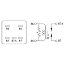 BuyAutoParts 2005 Buick Terraza HVAC System Relay L9-T0059AN
