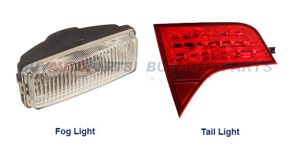 Fog and taillights