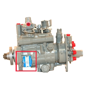 OEM Sticker Location On A Diesel Injector Pump