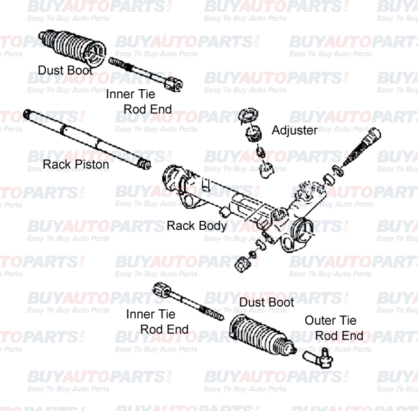 Ford taurus rack and pinion diagram #8