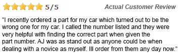 Helpful customer service staff