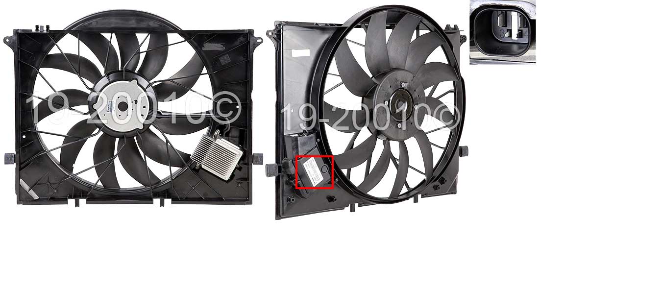 Part Numbers on cooling fan