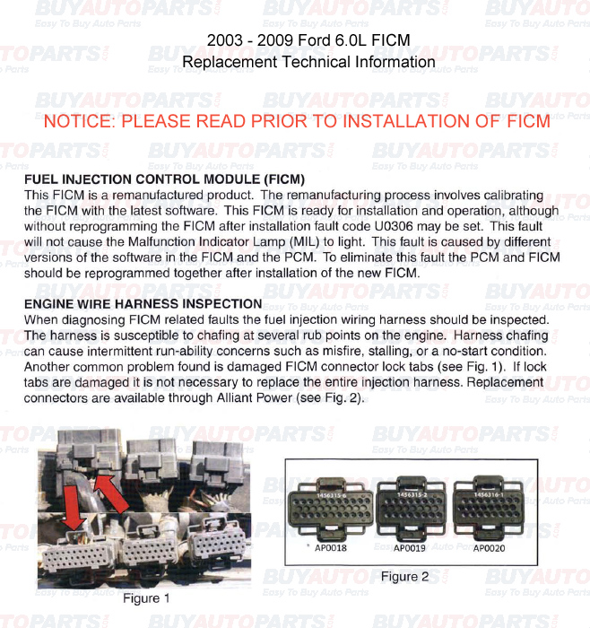 Ford 6.0l code u0306