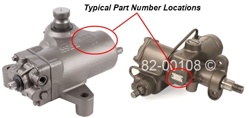 Where to find gearbox part numbers