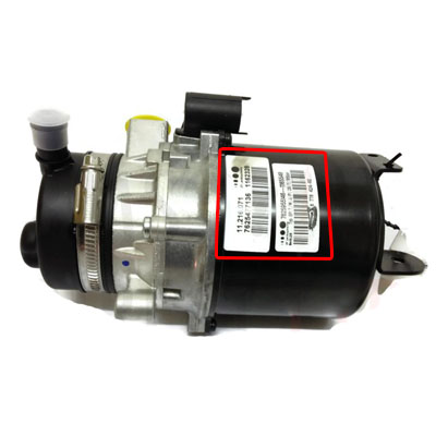 Part Numbers on Steering Pump