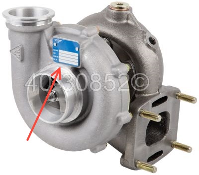 Where To Find Part Numbers On A Turbo