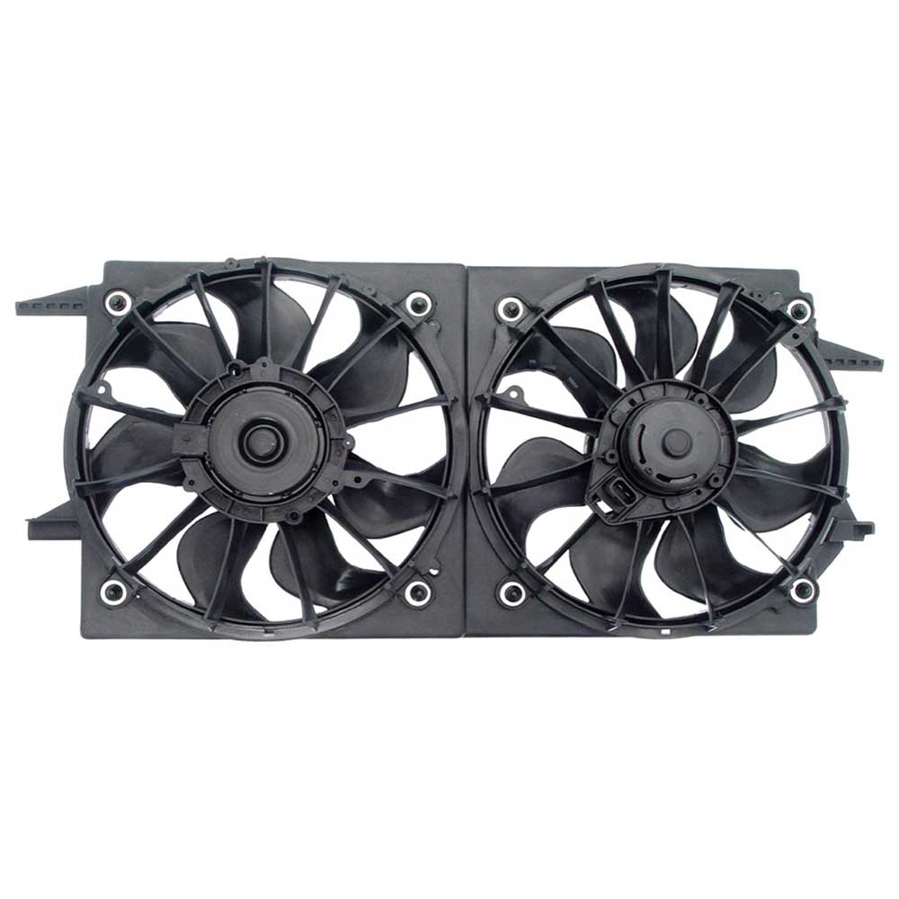 New 1999 Oldsmobile Alero Car Radiator Fan Dual Fan Assembly - 2.4L Models