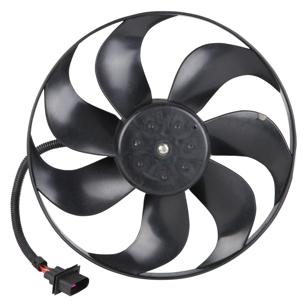 New 1998 Volkswagen Beetle Car Radiator Fan - Left Left Side - All Models with 3 Wire