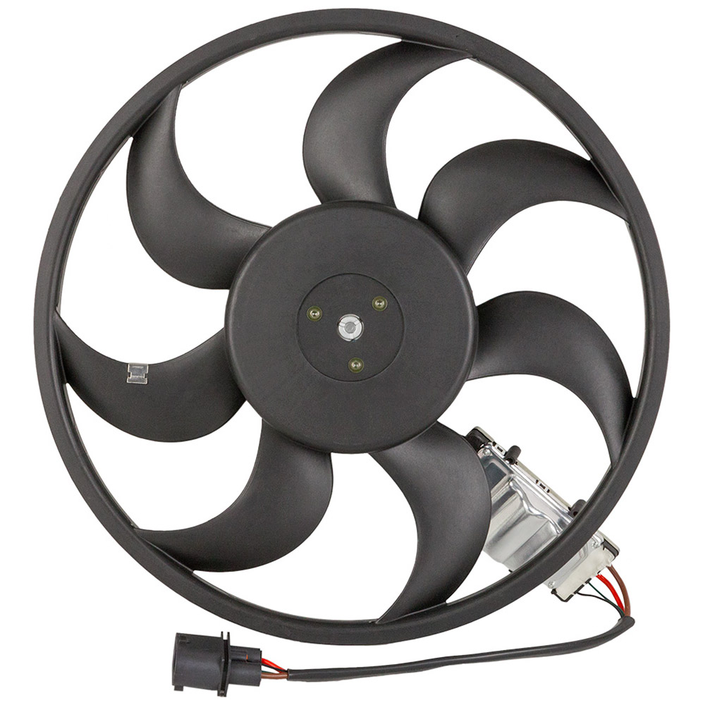 New 2006 Volkswagen Touareg Car Radiator Fan - Right Right Side - 3.2L Models without Trailer Package