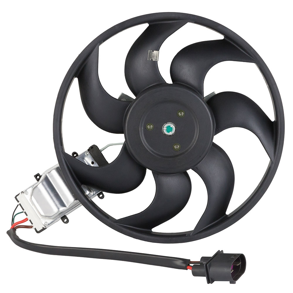 New 2010 Audi Q7 Car Radiator Fan - Left Left Side - 4.2L Models without Trailer Package