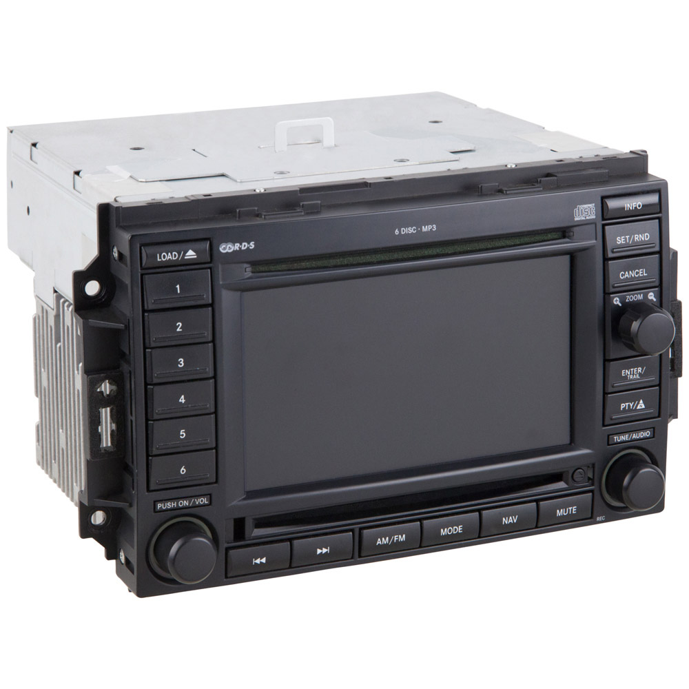 2006 Chrysler 300 GPS Navigation System - Rear In-Dash Navigation Unit with 6CD Radio Face Code REC and W/O Rear Camera [OEM P56038646A]