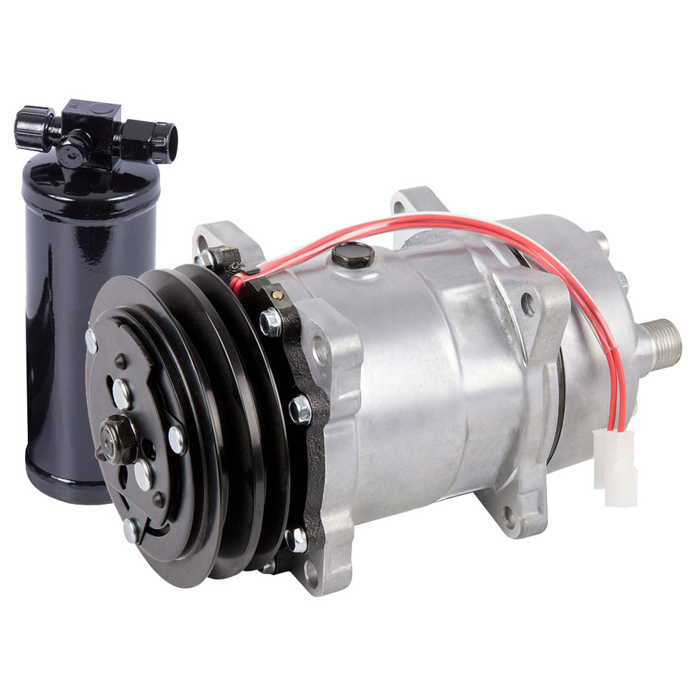New 1978 Volkswagen Rabbit AC Compressor Kit Compressor type- Sanden SD508 [9288] With 2 grooves
