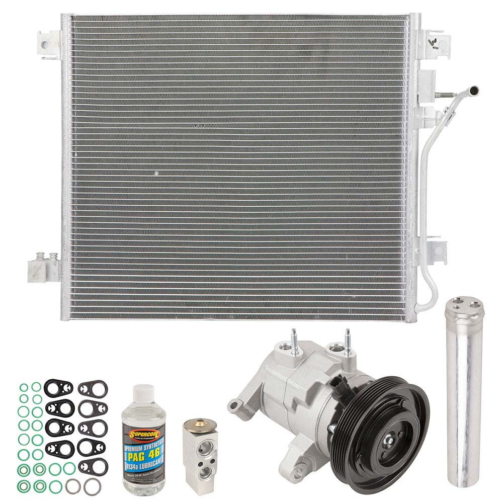 For Dodge Nitro 3.7L 2009 2010 2011 A/C Kit w/ AC Compressor Condenser Drier CSW - Picture 1 of 7