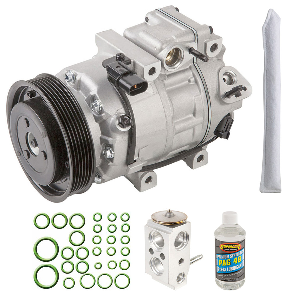 OEM 2018 Hyundai Santa Fe Sport AC Compressor Kit 2.0L Eng.