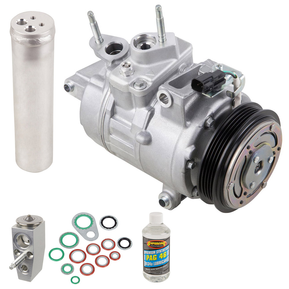 OEM 2018 Ford Fusion AC Compressor Kit 2.0L Engine – Excl. Hybrid – w/ R134A Refrigerant