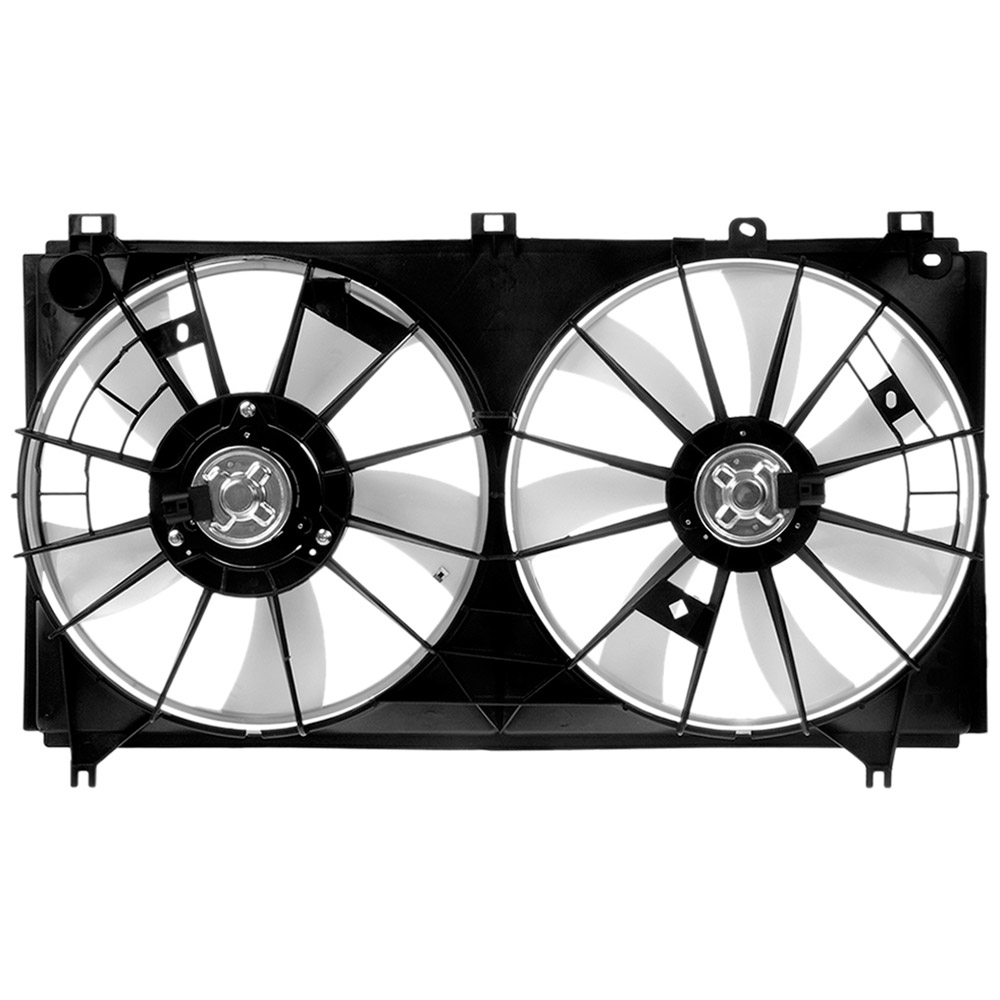 New 2006 Lexus IS250 Car Radiator Fan Dual Fan Assembly - 2.5L Models