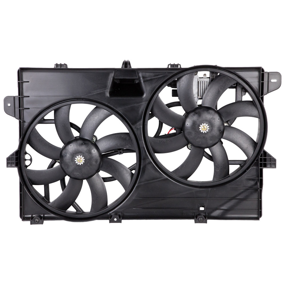 New 2012 Lincoln MKX Car Radiator Fan Dual Fan Assembly - Models without Towing Package