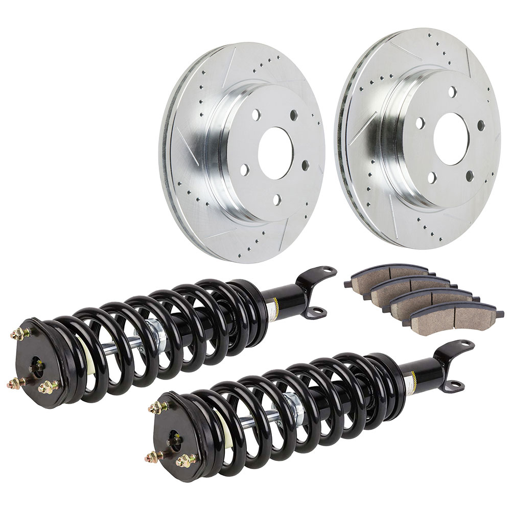 New 2008 Dodge Ram Trucks Brake Pad - Rotor and Strut Kit - Front Ram 1500 - 4WD - Standard Cab Pickup - Front