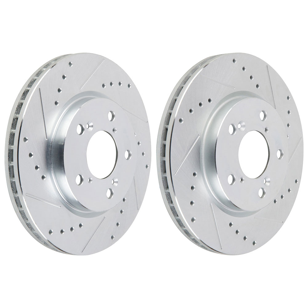 2006 Honda Odyssey Premium Duralo Drilled and Slotted Rotors - Front