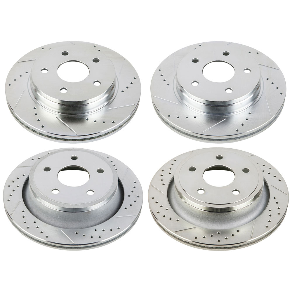 2005 Dodge Ram Trucks Premium Duralo Drilled and Slotted Rotors