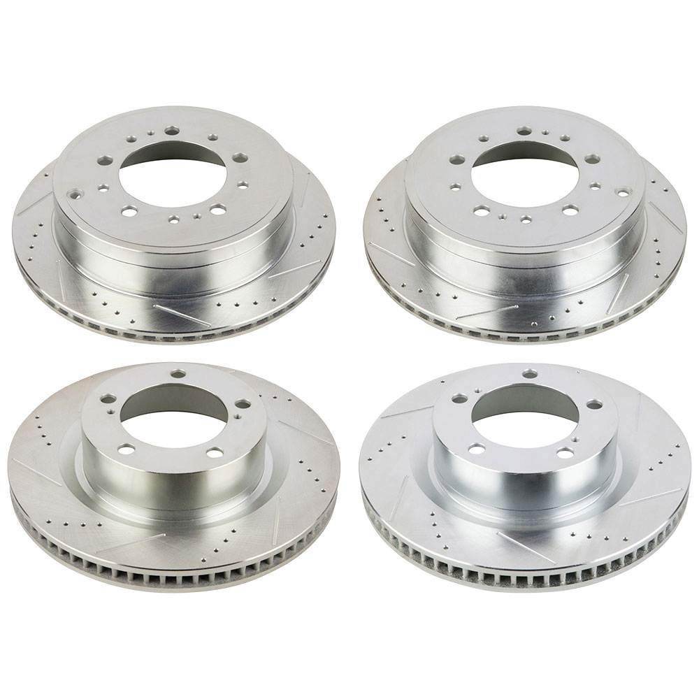 2013 Toyota Tundra Premium Duralo Drilled and Slotted Rotors