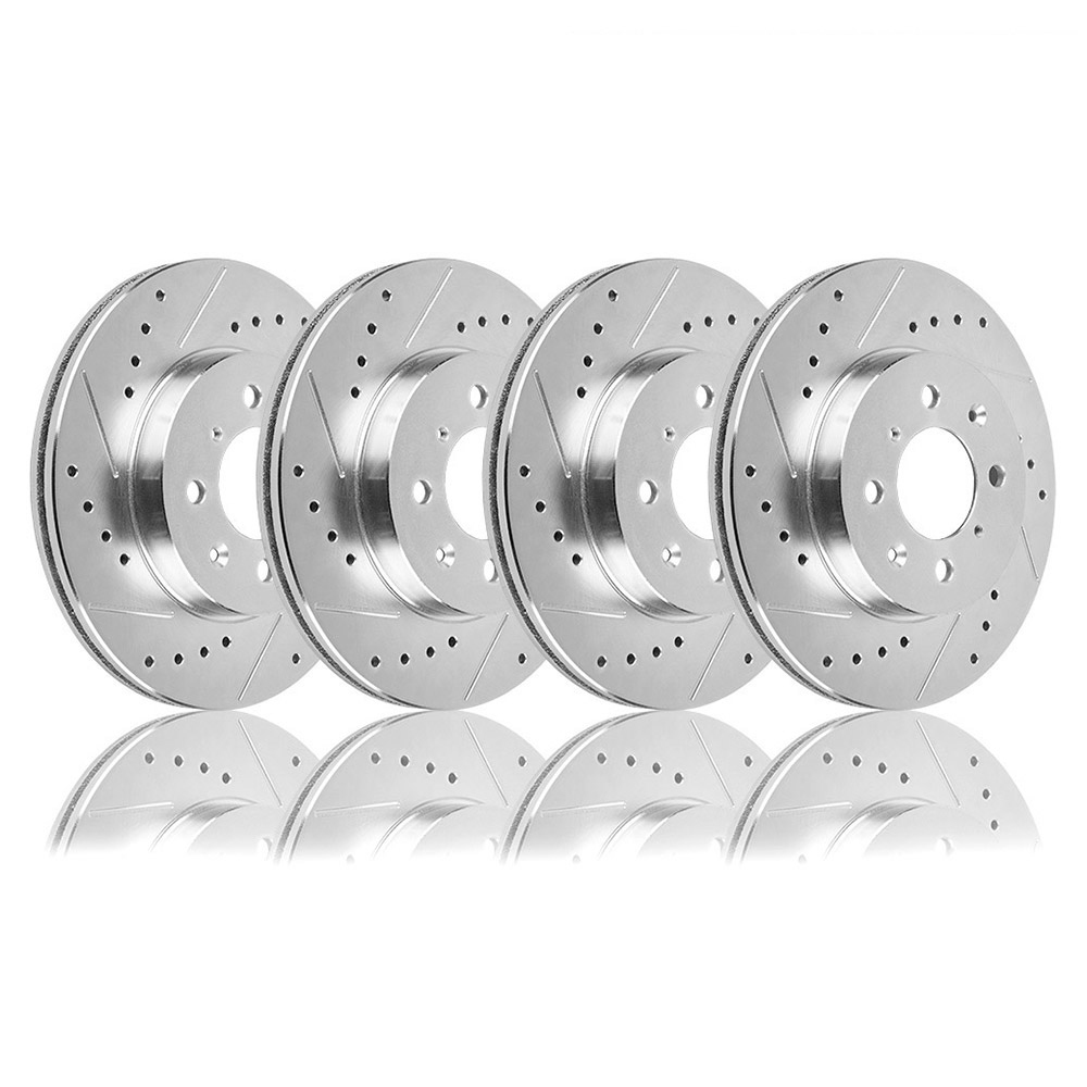 2005 Chevrolet Malibu Premium Duralo Drilled and Slotted Rotors