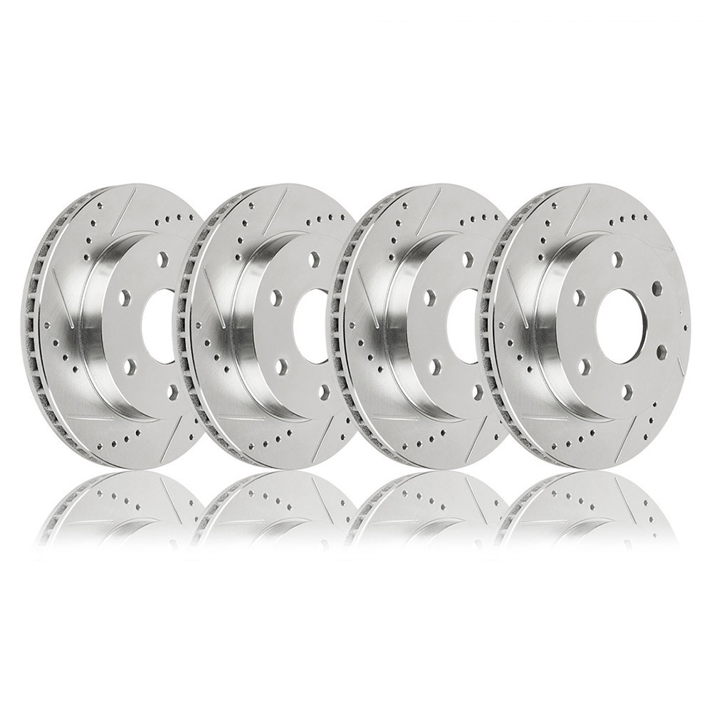 2004 Chevrolet Silverado Premium Duralo Drilled and Slotted Rotors