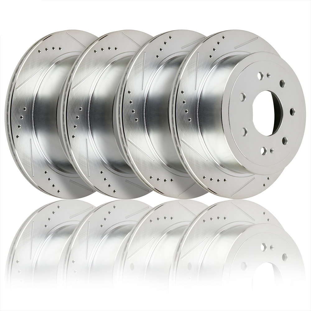 2007 Lincoln Mark LT Premium Duralo Drilled and Slotted Rotors