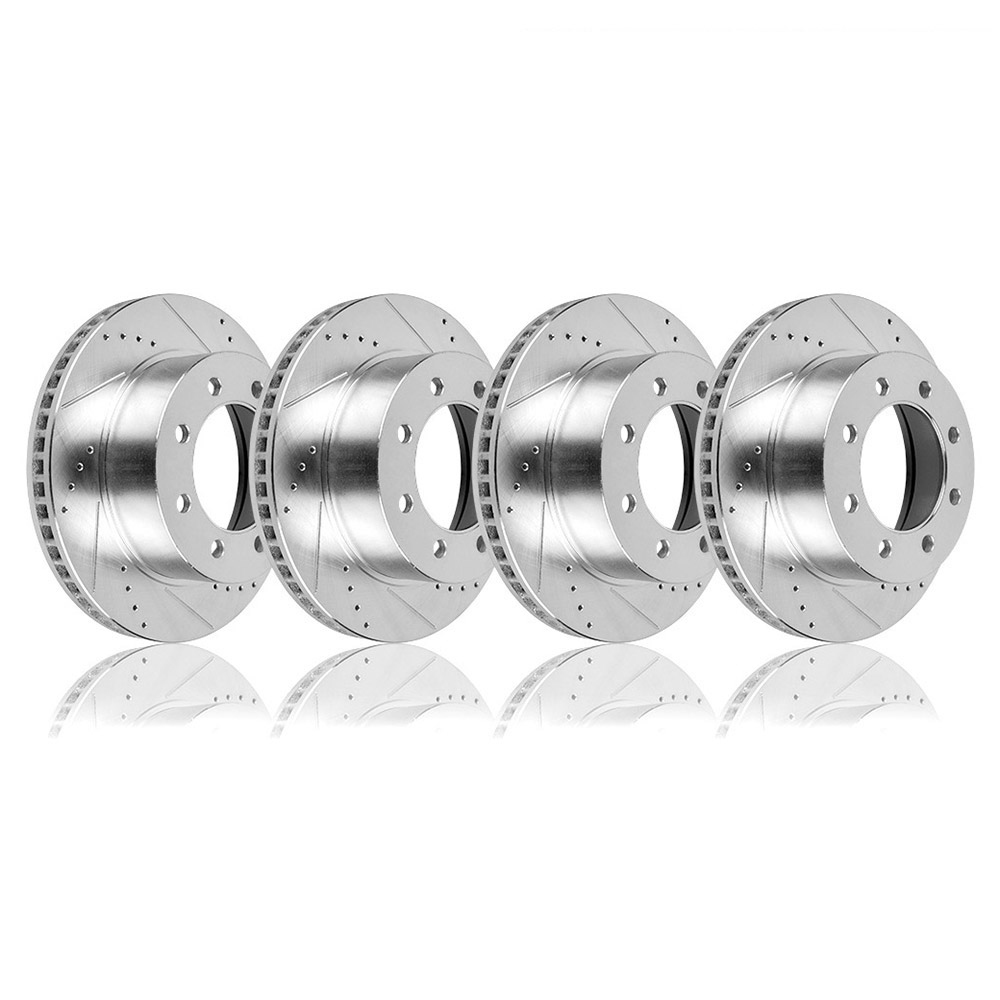 2015 Ford F Series Trucks Premium Duralo Drilled and Slotted Rotors